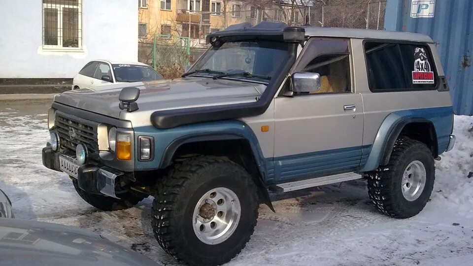 Ниссан патрол 3х дверный тюнинг Nissan Safari (Y60) 2.8 дизельный 1995 Очень прочный автомобиль на DRIVE2