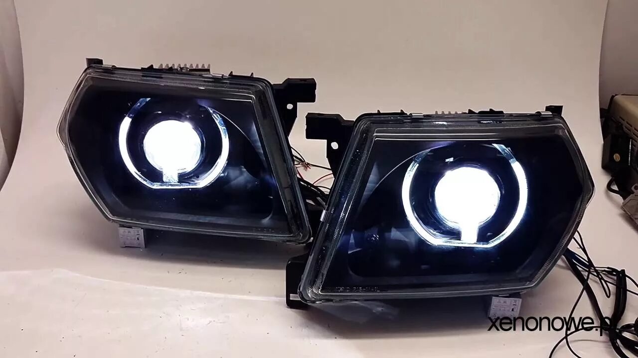 Ниссан патрол фара тюнинг Nissan Patrol Y61 headlamp retrofit - FULL LED - YouTube
