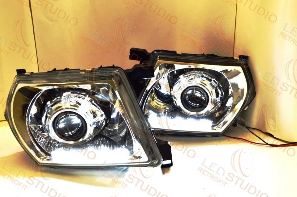 Ниссан патрол фара тюнинг Проект биксеноновых фар Nissan Patrol GR Y61 ORBIT 99-05 - Ledstudio на DRIVE2