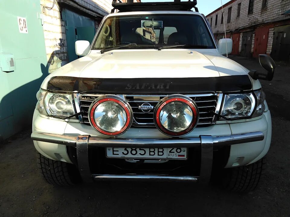 Ниссан патрол фара тюнинг Фары протри. - Nissan Safari (Y61), 4,5 л, 1998 года аксессуары DRIVE2