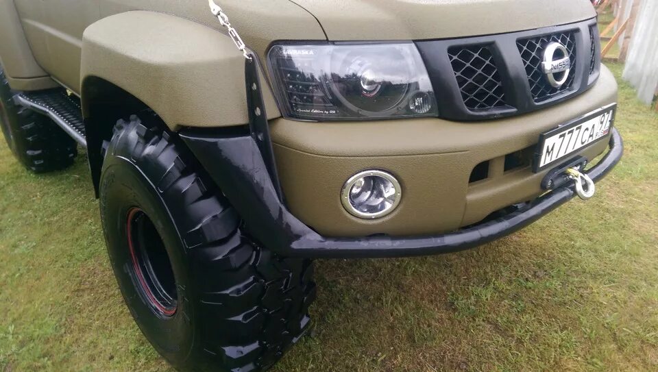 Ниссан патрол фара тюнинг Новые глазки для Савраски - Nissan Patrol (Y61), 4,2 л, 2012 года тюнинг DRIVE2