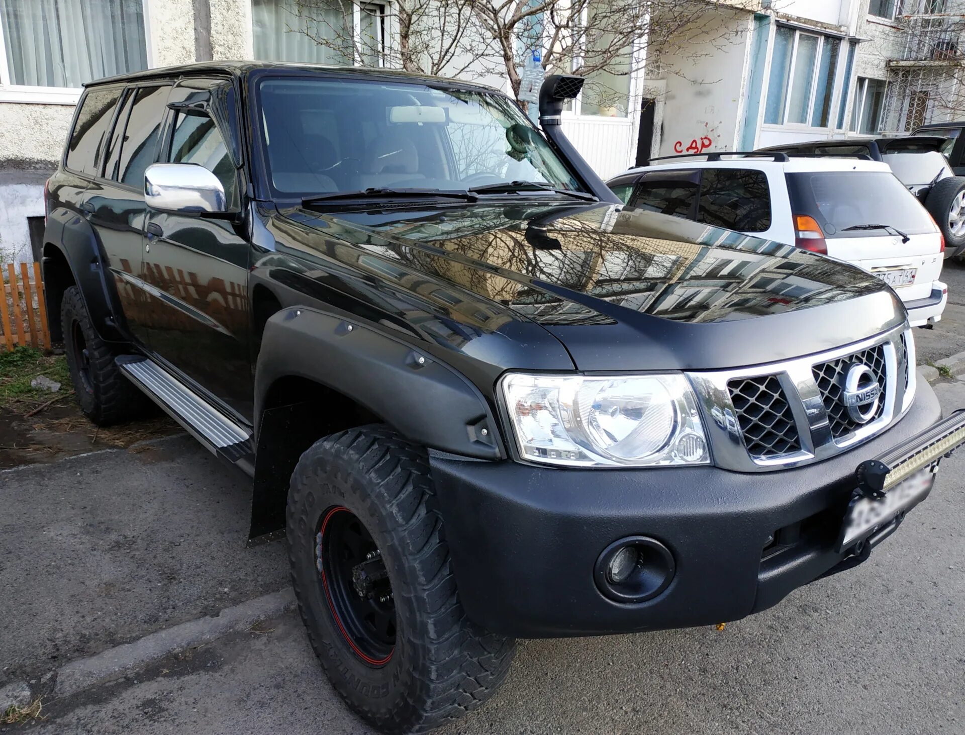 Ниссан патрол тюнинг купить Расширители TORBIK - Nissan Patrol (Y61), 4,2 л, 2012 года стайлинг DRIVE2