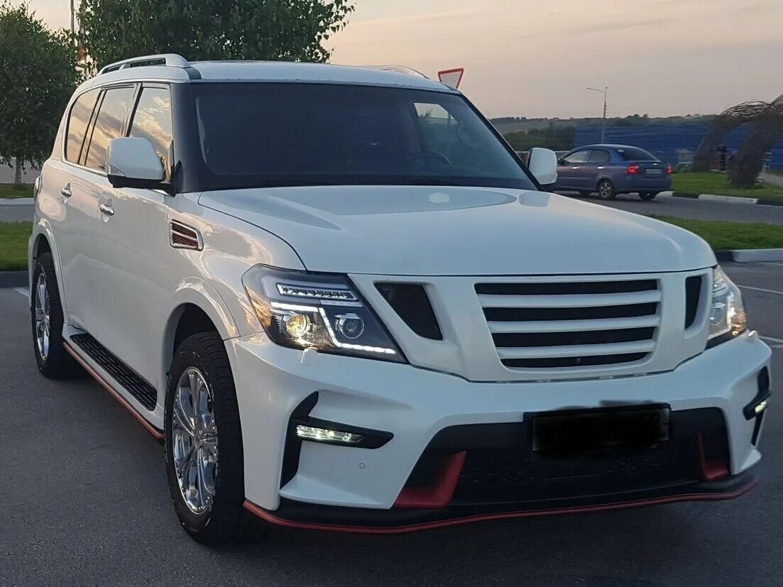 Ниссан патрол тюнинг купить Купить б/у Nissan Patrol VI (Y62) 5.6 AT (405 л.с.) 4WD бензин автомат в Нижнем 