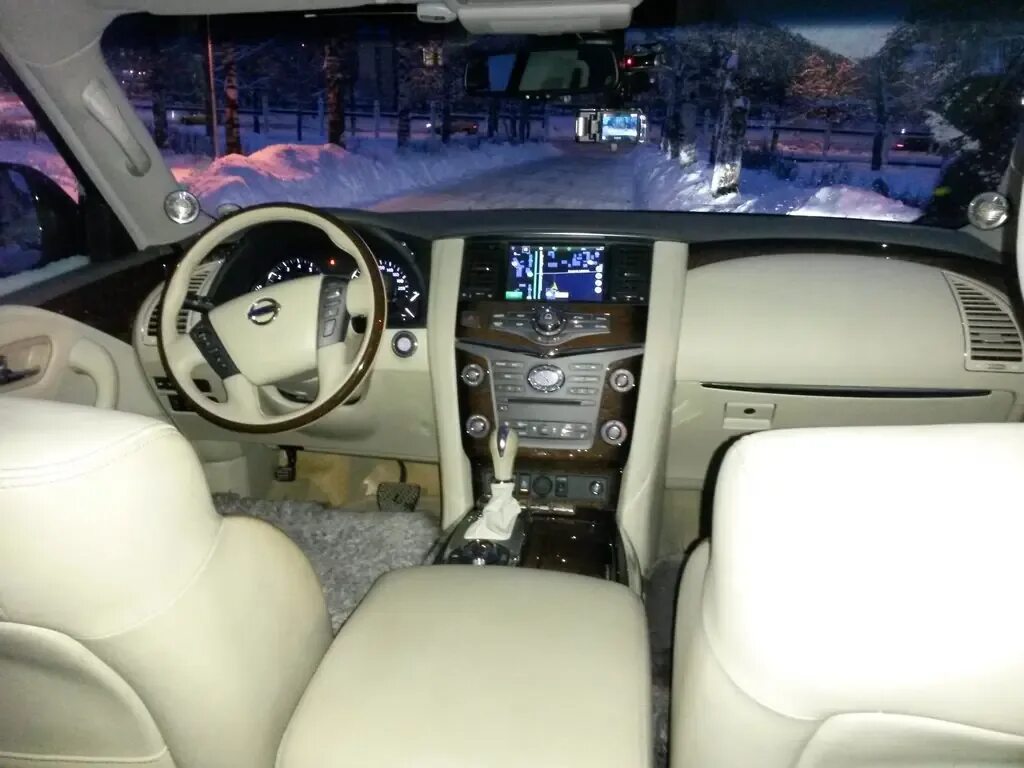 Ниссан патрол тюнинг салона Изменение подсветки салона Ниссан Патрол