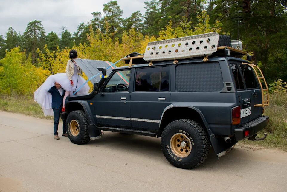 Ниссан патрол у60 тюнинг 107. Свадебный Патрол - Nissan Patrol GR I (Y60), 2,8 л, 1993 года фотография DR
