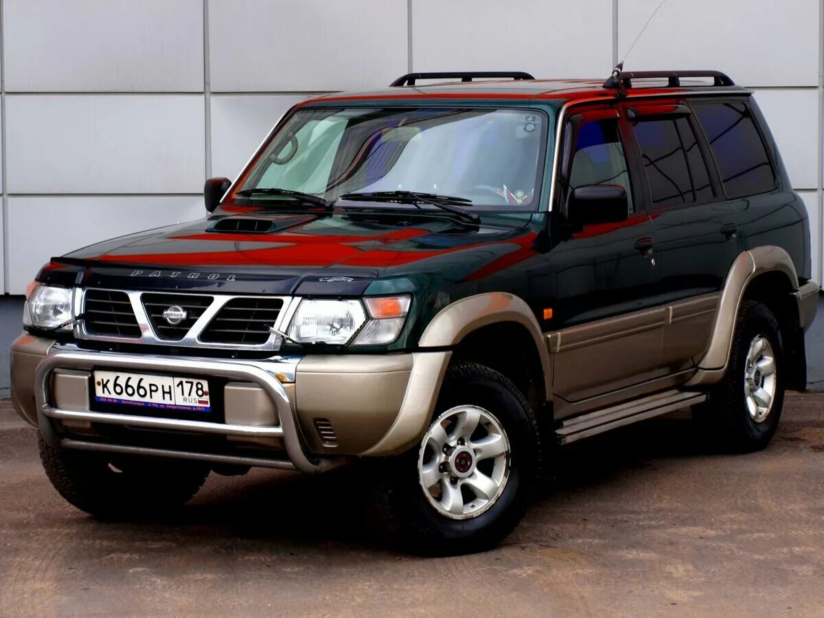 Ниссан патрол y61 3.0 дизель фото Купить б/у Nissan Patrol V (Y61) 3.0d AT (158 л.с.) 4WD дизель автомат в Санкт-П