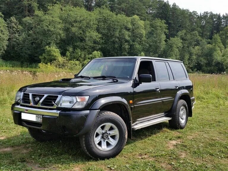Ниссан патрол y61 3.0 дизель фото Купить б/у Nissan Patrol V (Y61) 3.0d MT (158 л.с.) 4WD дизель механика в Москве