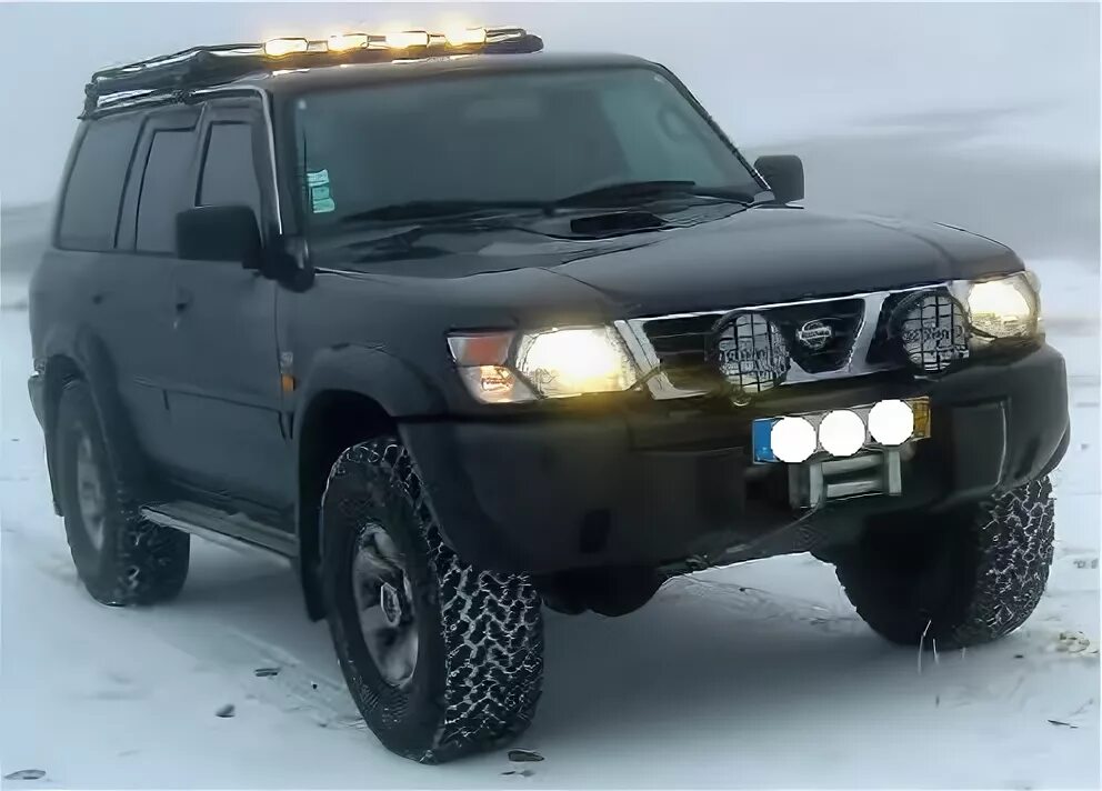 Ниссан патрол y61 фото Фара левая без корректора для Ниссан Патрол У61 - Nissan Patrol Y61 FD-4679 - ку