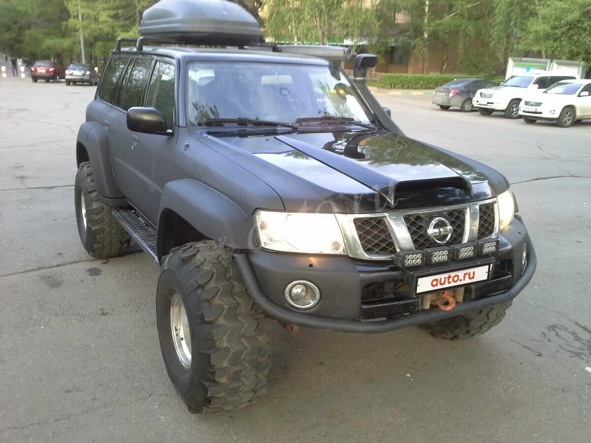 Ниссан патрол y61 рестайлинг тюнинг фото Купить б/у Nissan Patrol V (Y61) Рестайлинг 3.0d AT (160 л.с.) 4WD дизель автома