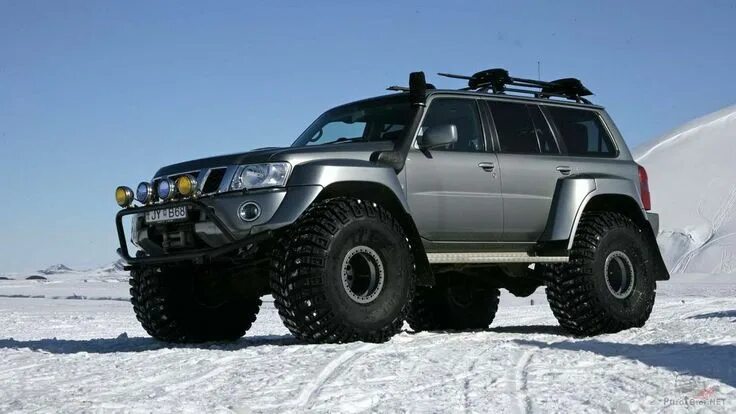 Ниссан патрол y61 тюнинг для бездорожья Тюнинг Nissan Patrol (47 фото) Ниссан, Большое колесо, Внедорожники