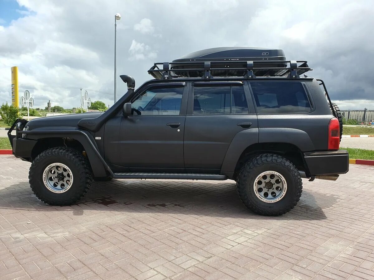 Ниссан патрол y61 тюнинг фото Купить б/у Nissan Patrol V (Y61) Рестайлинг 3.0d AT (160 л.с.) 4WD дизель автома