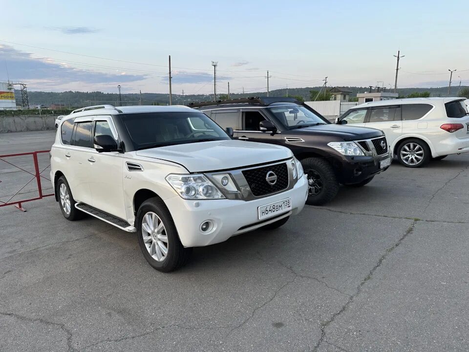 Ниссан патрол y62 фото Фотки - Nissan Patrol (Y62), 5,6 л, 2010 года шины DRIVE2
