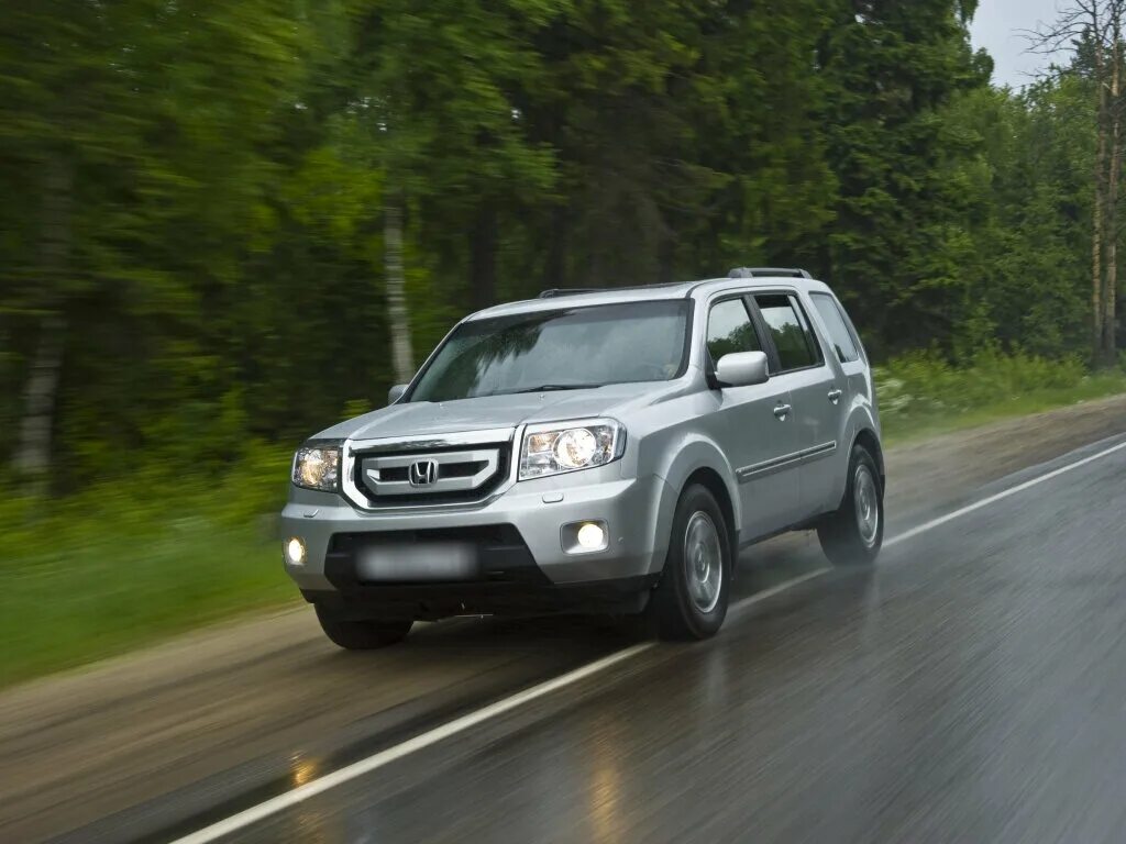 Ниссан пилот фото Купить б/у Honda Pilot II 3.5 AT (257 л.с.) 4WD бензин автомат в Краснодаре: сер