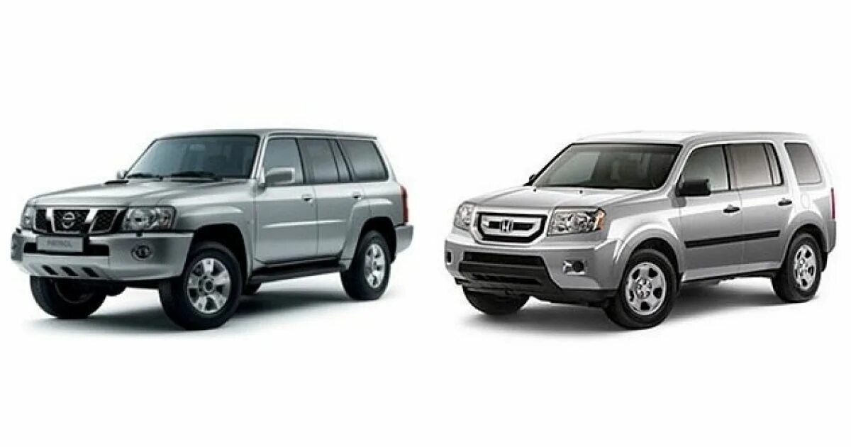 Ниссан пилот фото Порівнюємо Honda Pilot 2008 і Nissan Patrol 2006