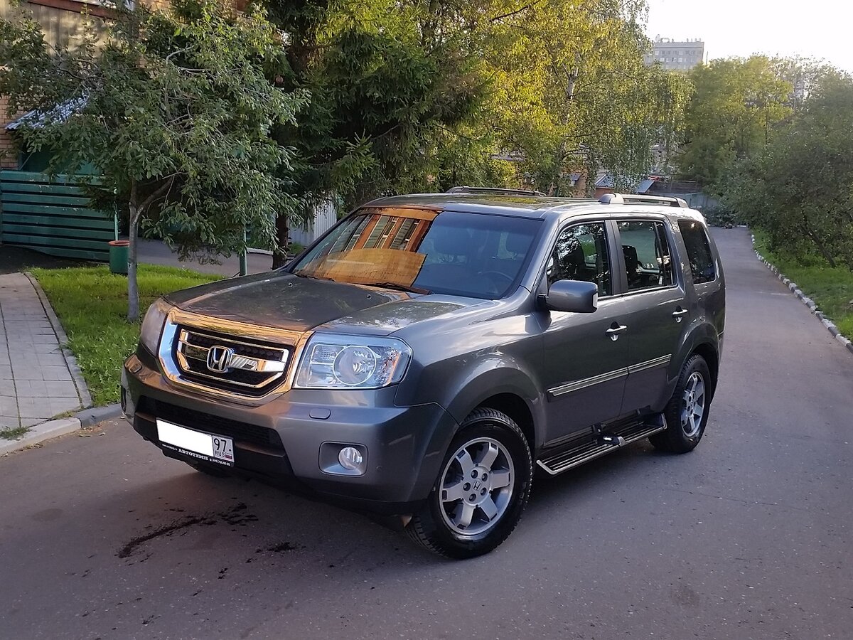 Ниссан пилот фото Купить б/у Honda Pilot II 3.5 AT (257 л.с.) 4WD бензин автомат в Москве: серебри