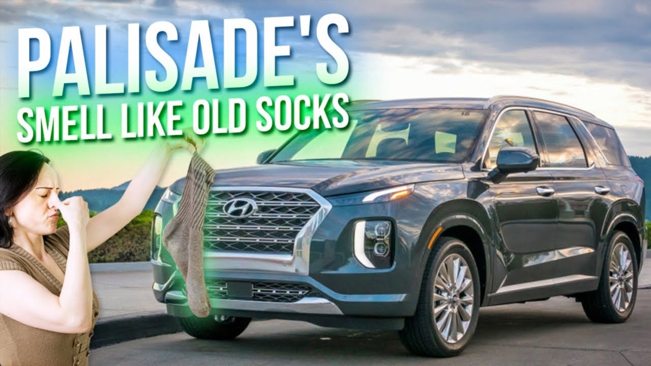 Ниссан полисайд фото Hyundai is investigating why the Palisade's interior smells foul - YouTube
