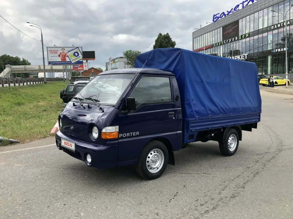 Ниссан портер фото Купить б/у Hyundai Porter дизель механика в Москве: синий бортовой грузовик 2009