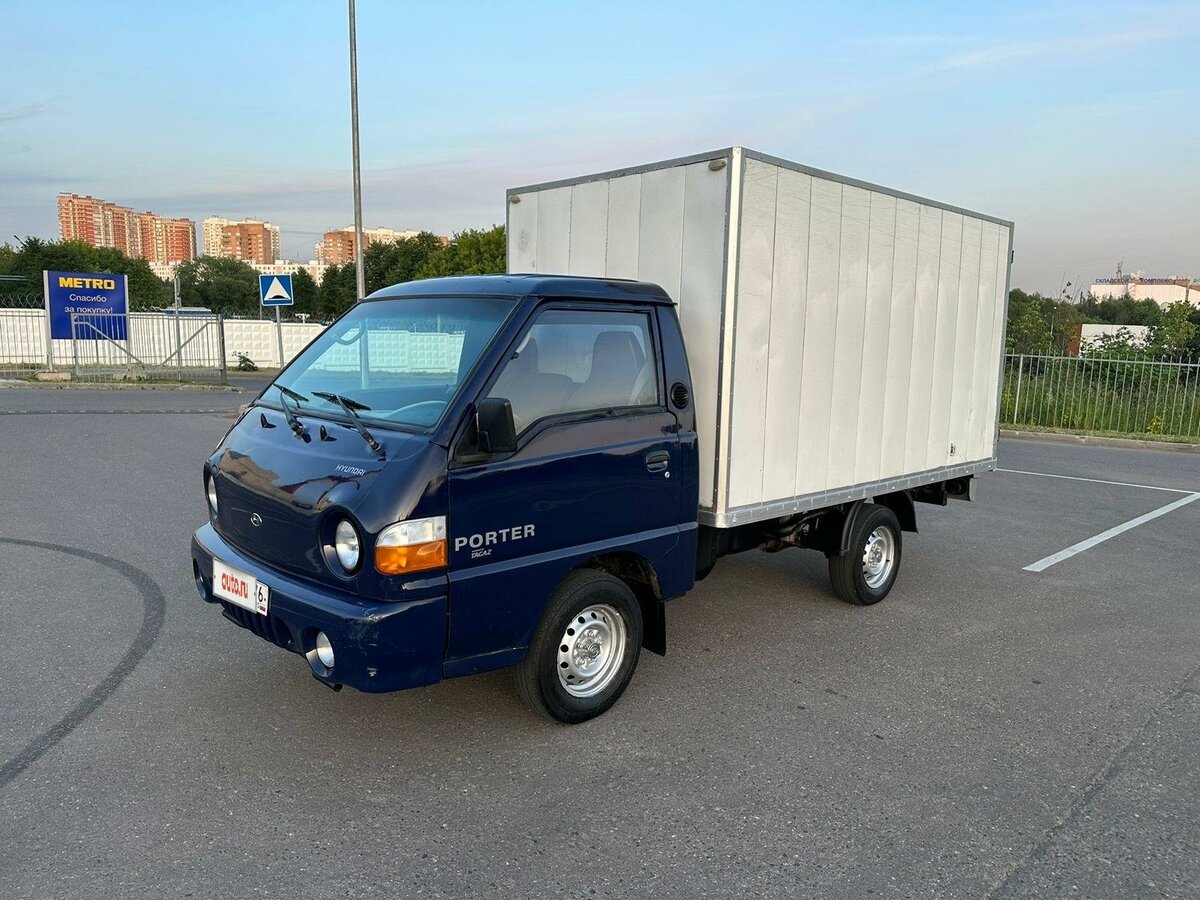 Ниссан портер фото Купить б/у Hyundai Porter дизель механика в Москве: синий изотермический кузов 2