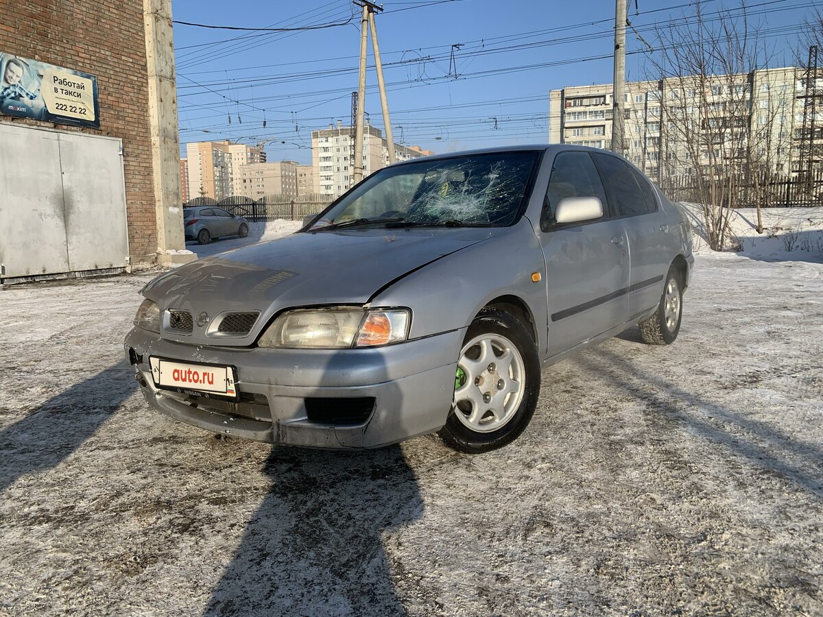 Ниссан примера 2000 года фото Купить б/у Nissan Primera II (P11) 1.8 AT (125 л.с.) бензин автомат в Красноярск