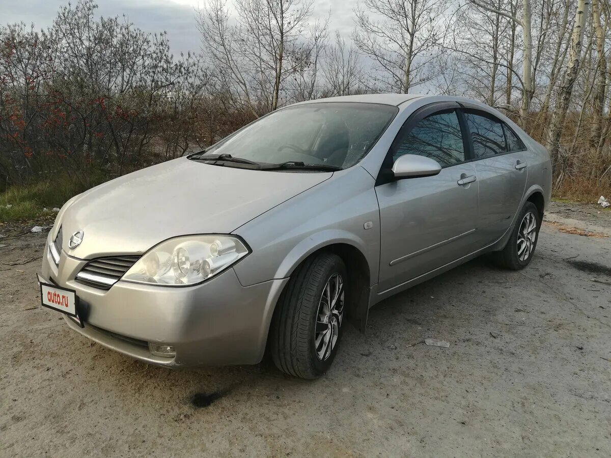Ниссан примера 2001 фото Купить б/у Nissan Primera III (P12) 2.0 CVT (150 л.с.) бензин вариатор в Ачинске