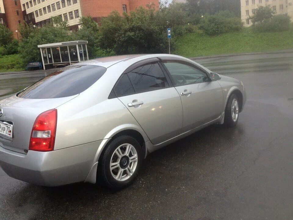 Ниссан примера 2001 фото Купить б/у Nissan Primera III (P12) 2.0 CVT (150 л.с.) бензин вариатор в Томске:
