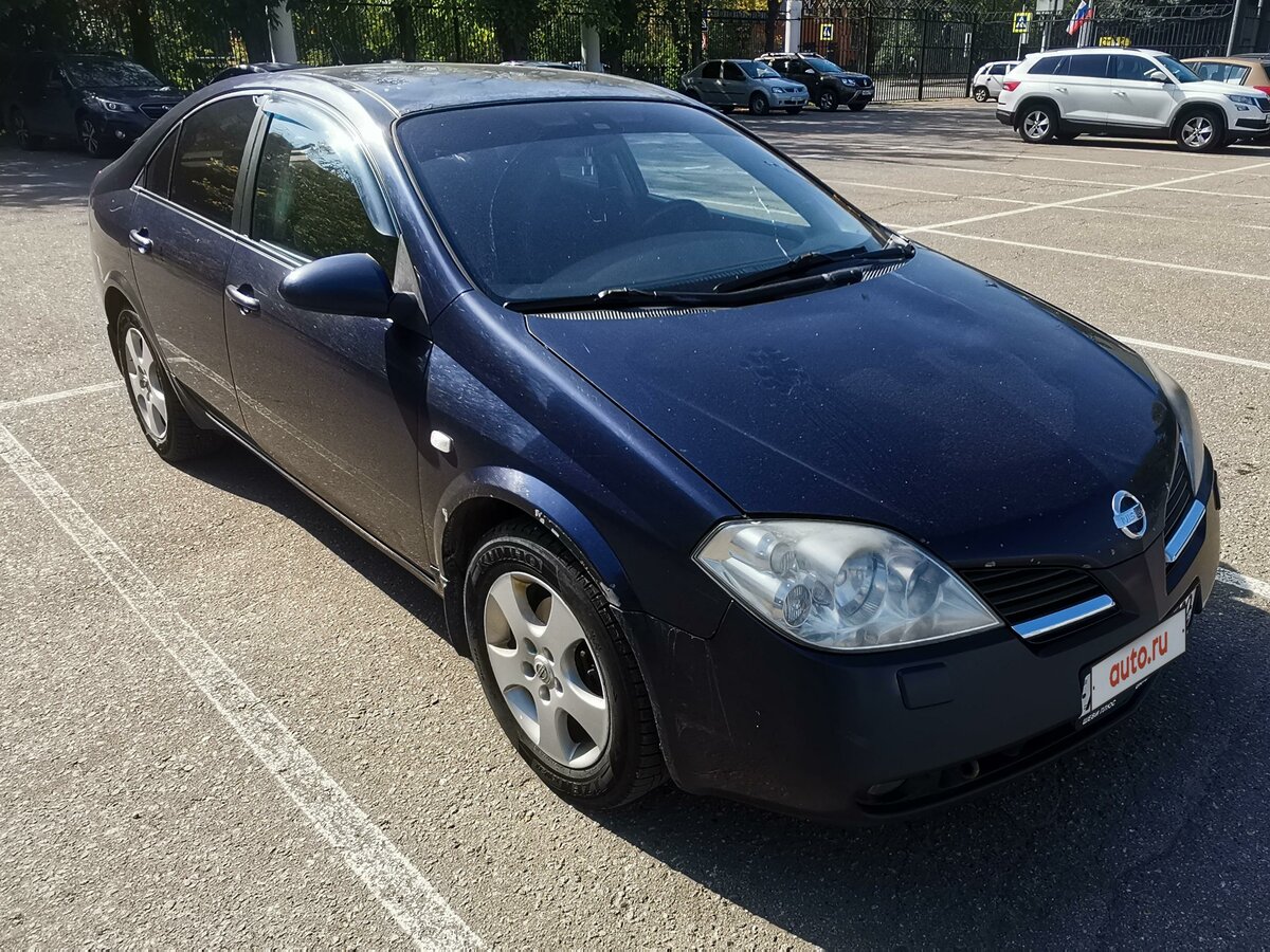 Ниссан примера 2004 фото Купить б/у Nissan Primera III (P12) 1.8 AT (116 л.с.) бензин автомат в Химках: с