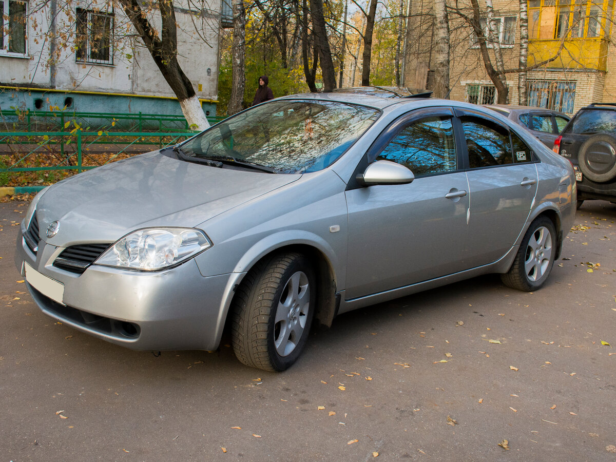 Ниссан примера 2004 фото Купить б/у Nissan Primera III (P12) 2.0 CVT (140 л.с.) бензин вариатор в Люберца