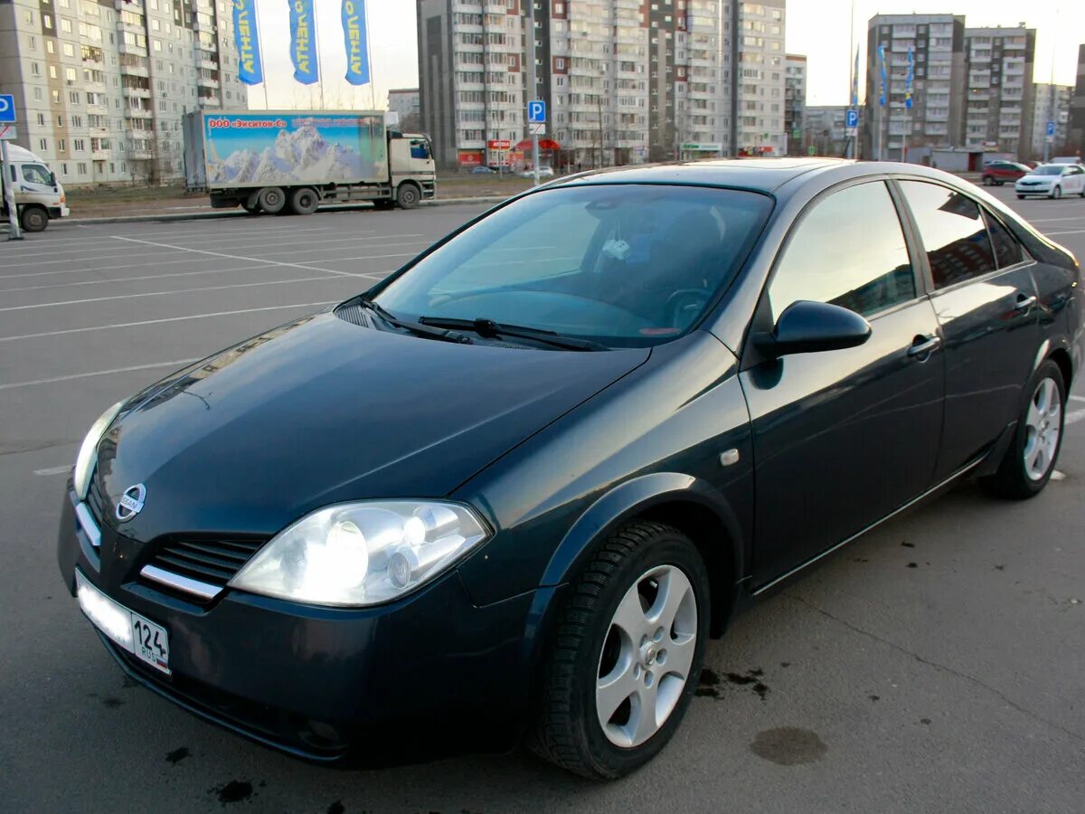 Ниссан примера 2005 фото Купить б/у Nissan Primera III (P12) 2.0 CVT (140 л.с.) бензин вариатор в Красноя