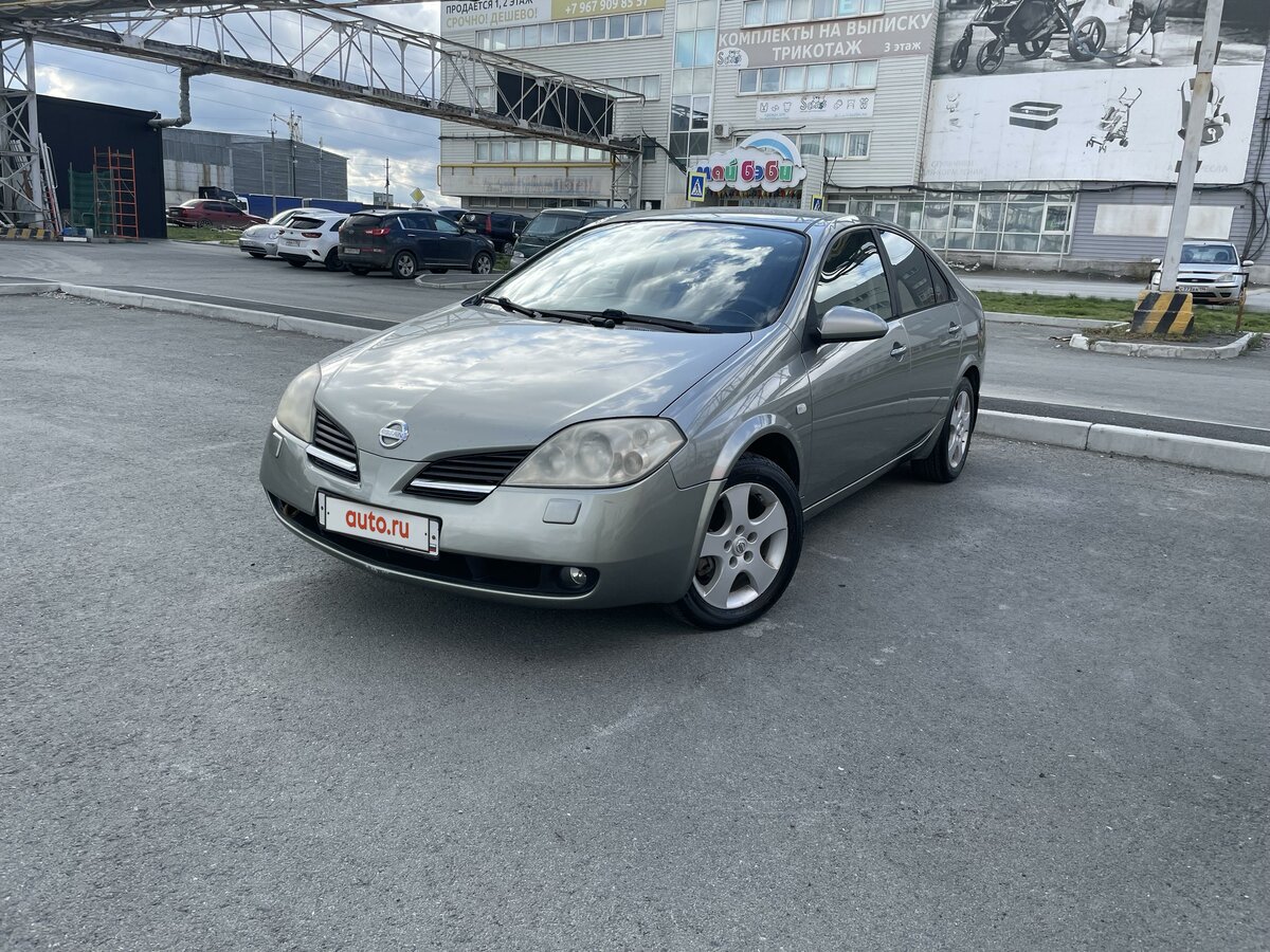 Ниссан примера 2005 года фото Купить б/у Nissan Primera III (P12) 1.6 MT (109 л.с.) бензин механика в Большом 