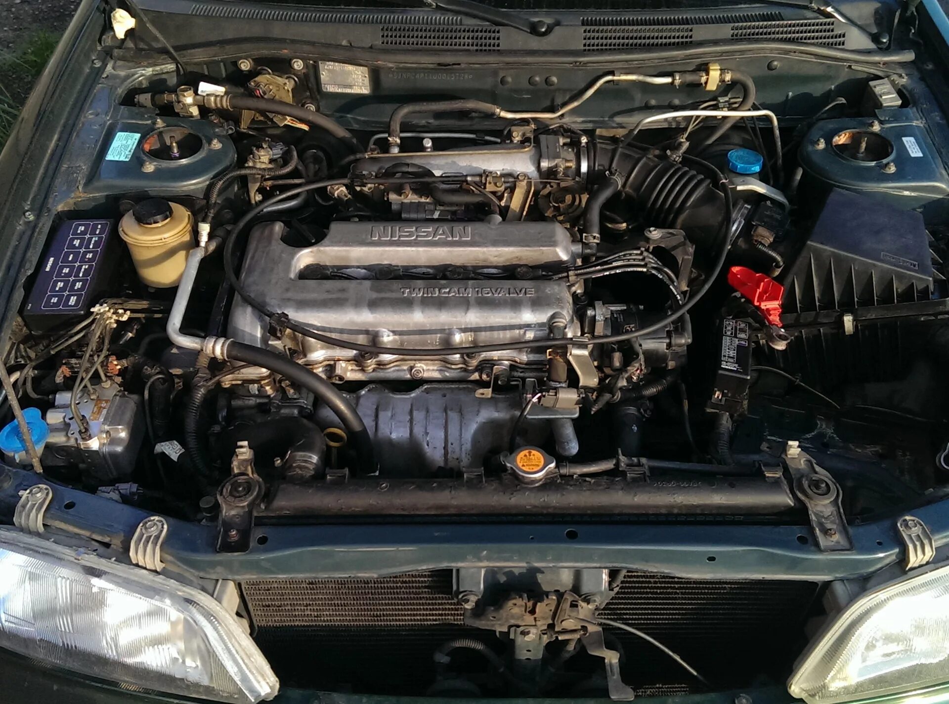 Ниссан примера двигатель фото Мойка двигателя - Nissan Primera (P11), 2 л, 1996 года мойка DRIVE2