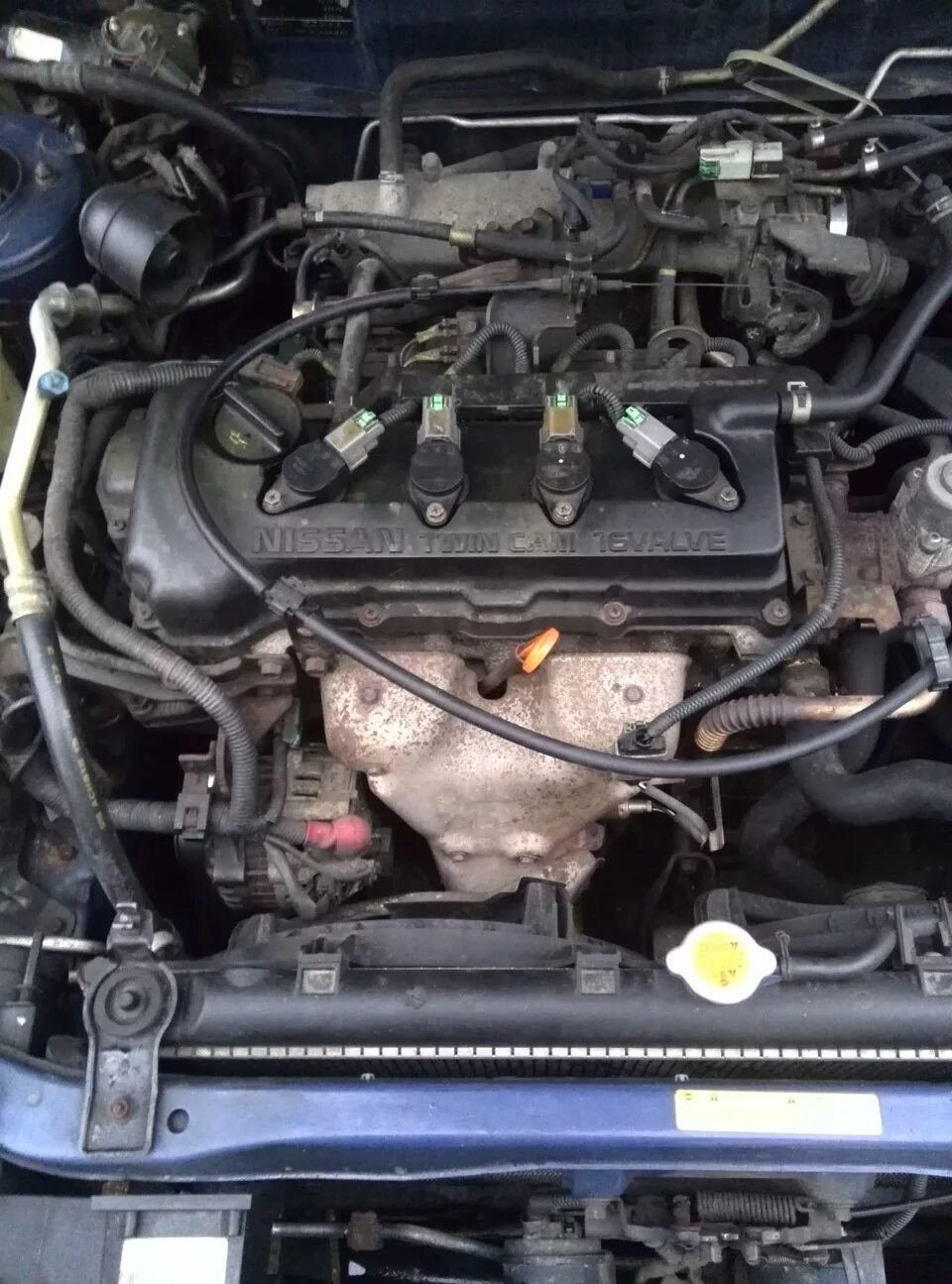 Ниссан примера двигатель фото Как определить тип мотора? - Nissan Primera (P11-144), 1,8 л, 1999 года просто т