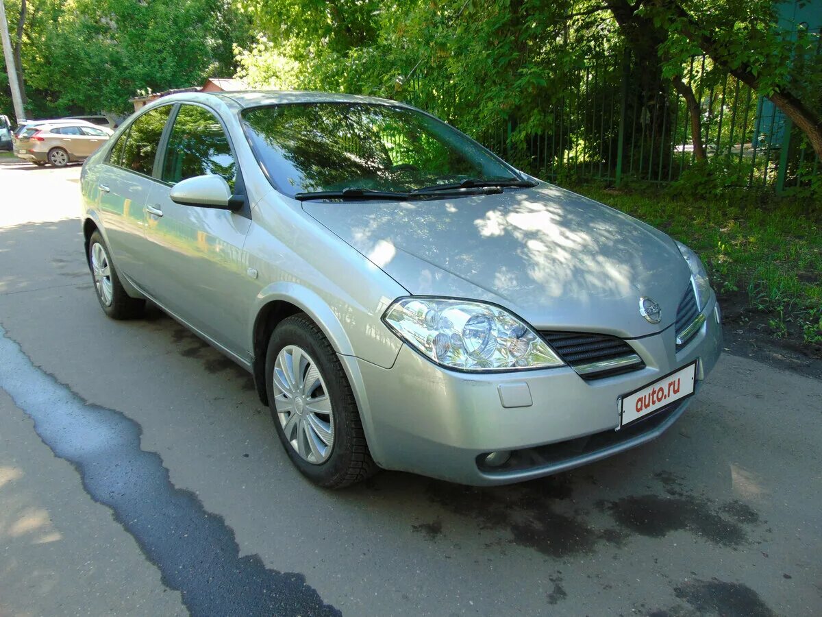 Ниссан примера фото 2006 Купить б/у Nissan Primera III (P12) 1.8 AT (116 л.с.) бензин автомат в Москве: с