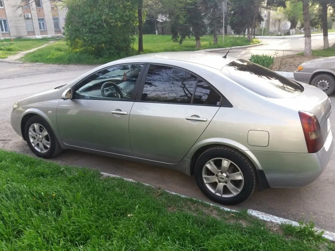 Ниссан примера фото 2006 Купить б/у Nissan Primera III (P12) 1.8 AT (116 л.с.) бензин автомат в Новочерка
