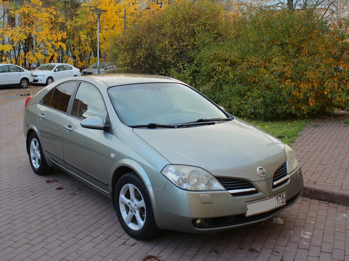 Ниссан примера фото 2006 Купить б/у Nissan Primera III (P12) 1.8 AT (116 л.с.) бензин автомат в Санкт-Пет