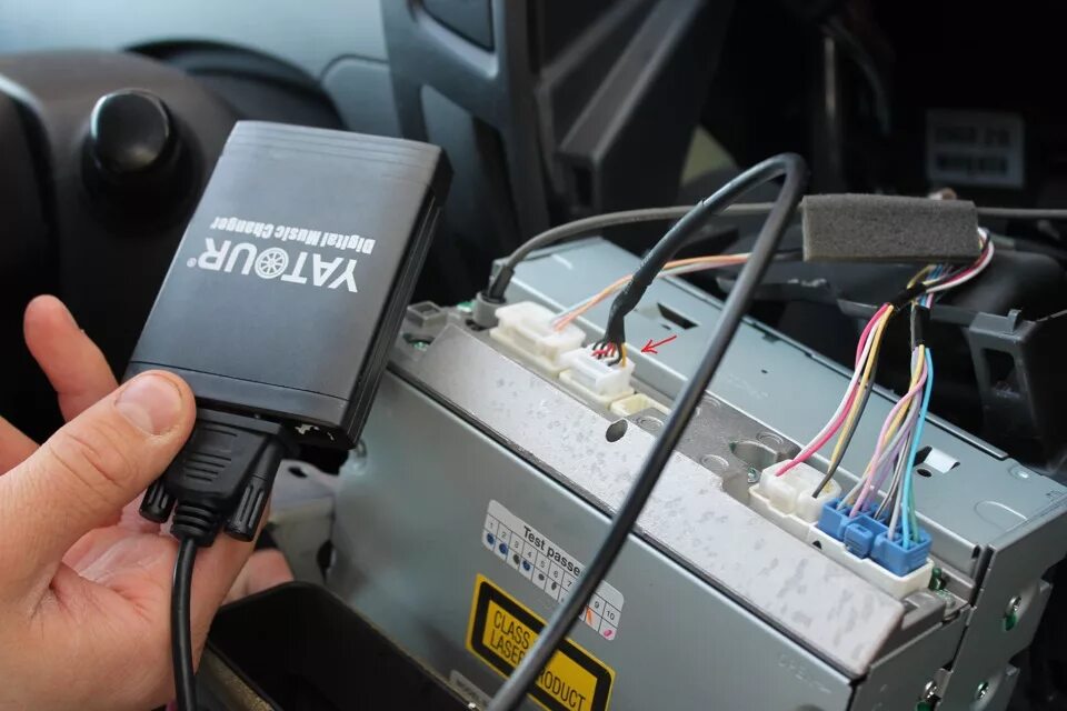 Ниссан примера как подключить телефон к магнитоле #8 (MP3 USB адаптер YATOUR YT-M06 2) - Toyota Yaris (p2), 1,3 л, 2008 года автоз