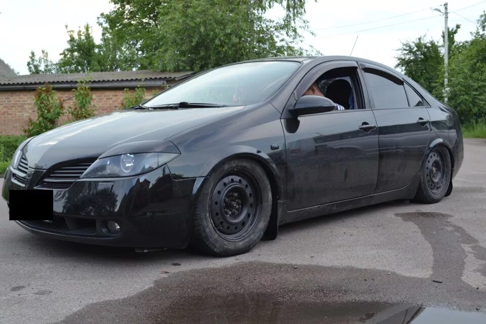 Ниссан примера p12 тюнинг Еще одна Пневмо Primera. - Nissan Primera Wagon (P12), 1,8 л, 2004 года тюнинг D