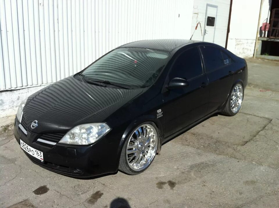 Ниссан примера п12 тюнинг фото Собрал передние пневмостойки - Nissan Primera (P12), 5 л, 2002 года тюнинг DRIVE