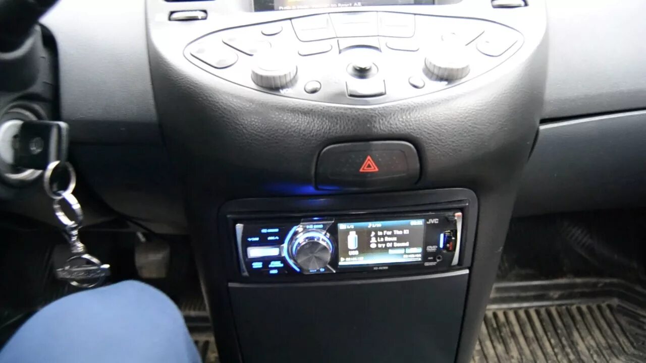 Ниссан примера подключение магнитолы Установка магнитолы JVC KDAV-300 в NISSAN PRIMERA P12 - YouTube