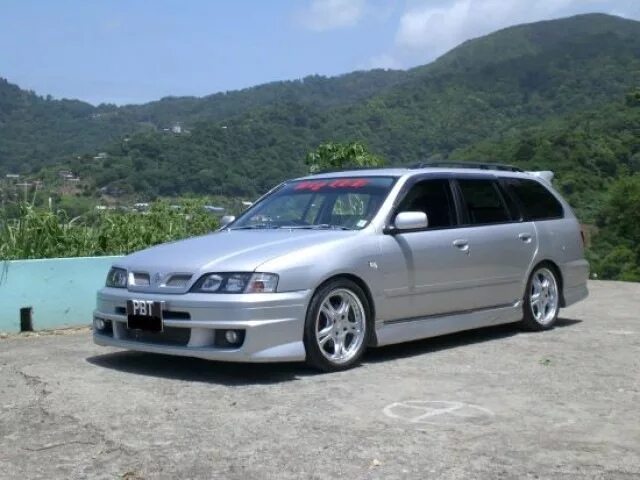 Ниссан примера р11 универсал тюнинг в продаже БАМПЕР ПЕРЕДНИЙ AUTECH с туманками линзы и креплениями - Nissan Primer