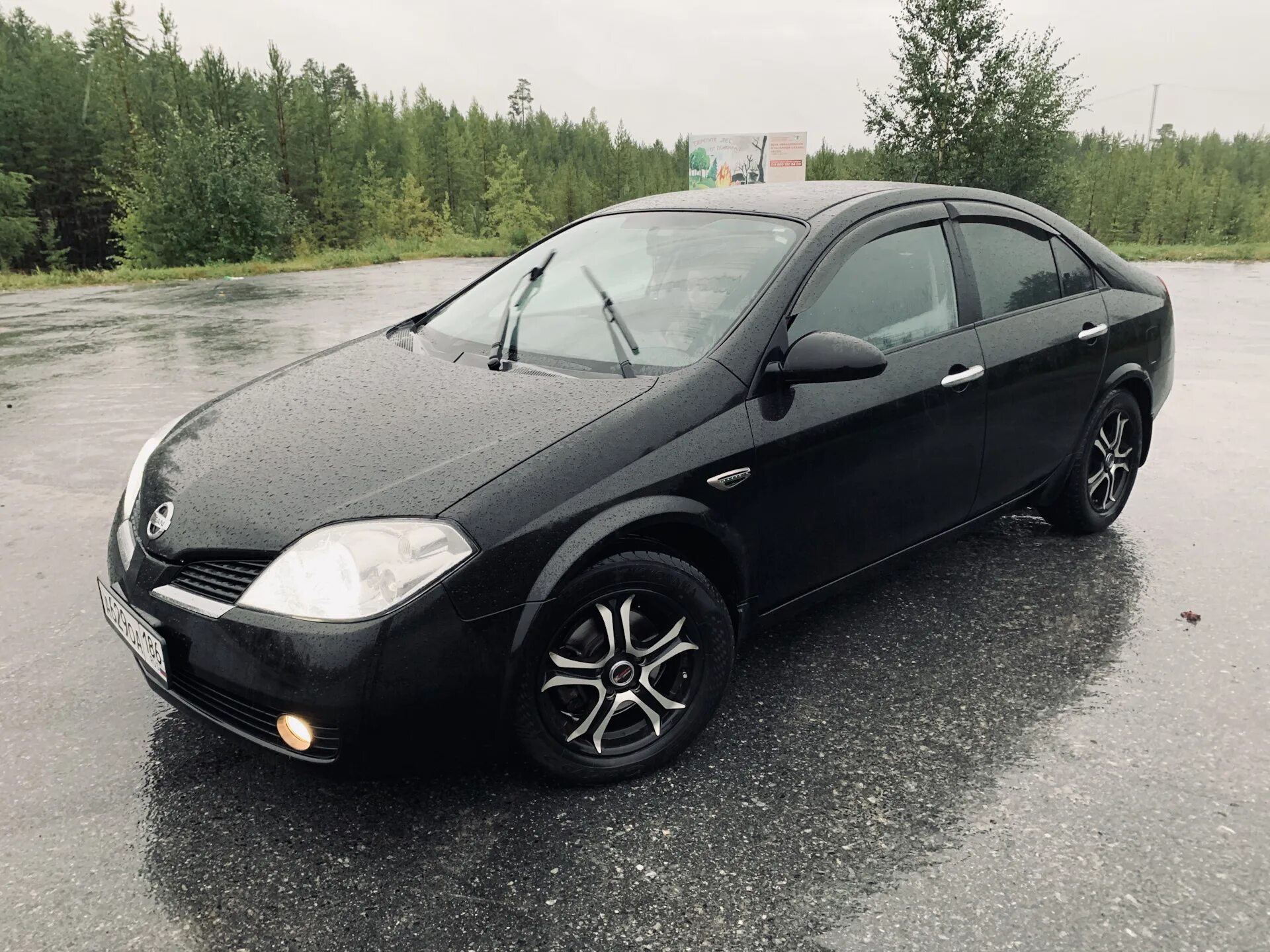 Ниссан примера р12 фото Хром накладки на ручки дверей - Nissan Primera (P12), 1,6 л, 2006 года стайлинг 
