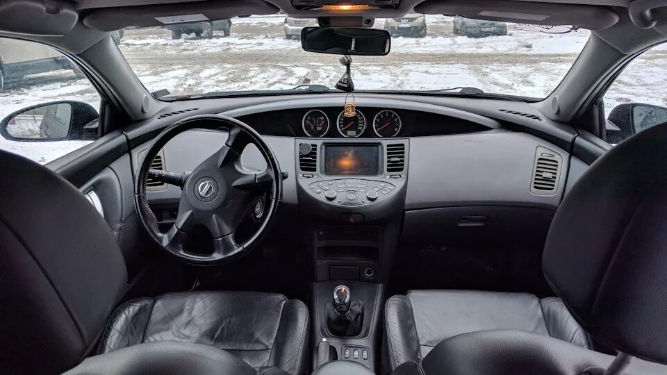 Ниссан примера р12 фото салона Кожаный салон от рестайлинга - Nissan Primera (P12), 1,8 л, 2002 года своими рук