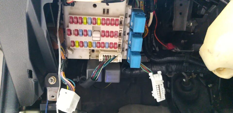 Ниссан примера р12 точки подключения сигнализации Установил сигнализацию starline a91 - Nissan Primera (P12), 1,8 л, 2004 года сво