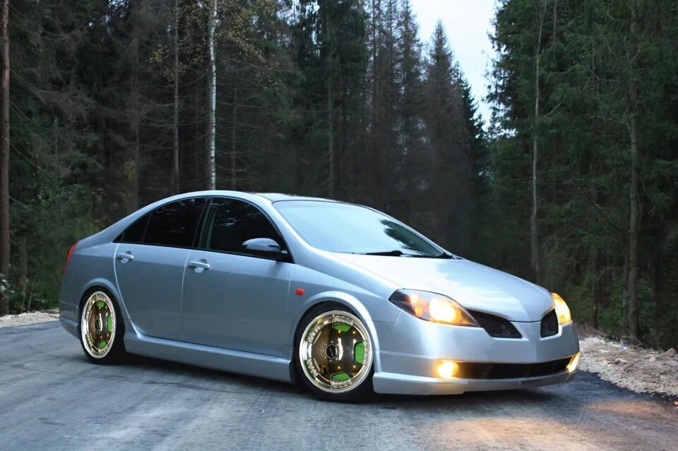 Ниссан примера р12 тюнинг кузова Переобувашки - Nissan Primera (P12), 1,8 л, 2002 года колёсные диски DRIVE2