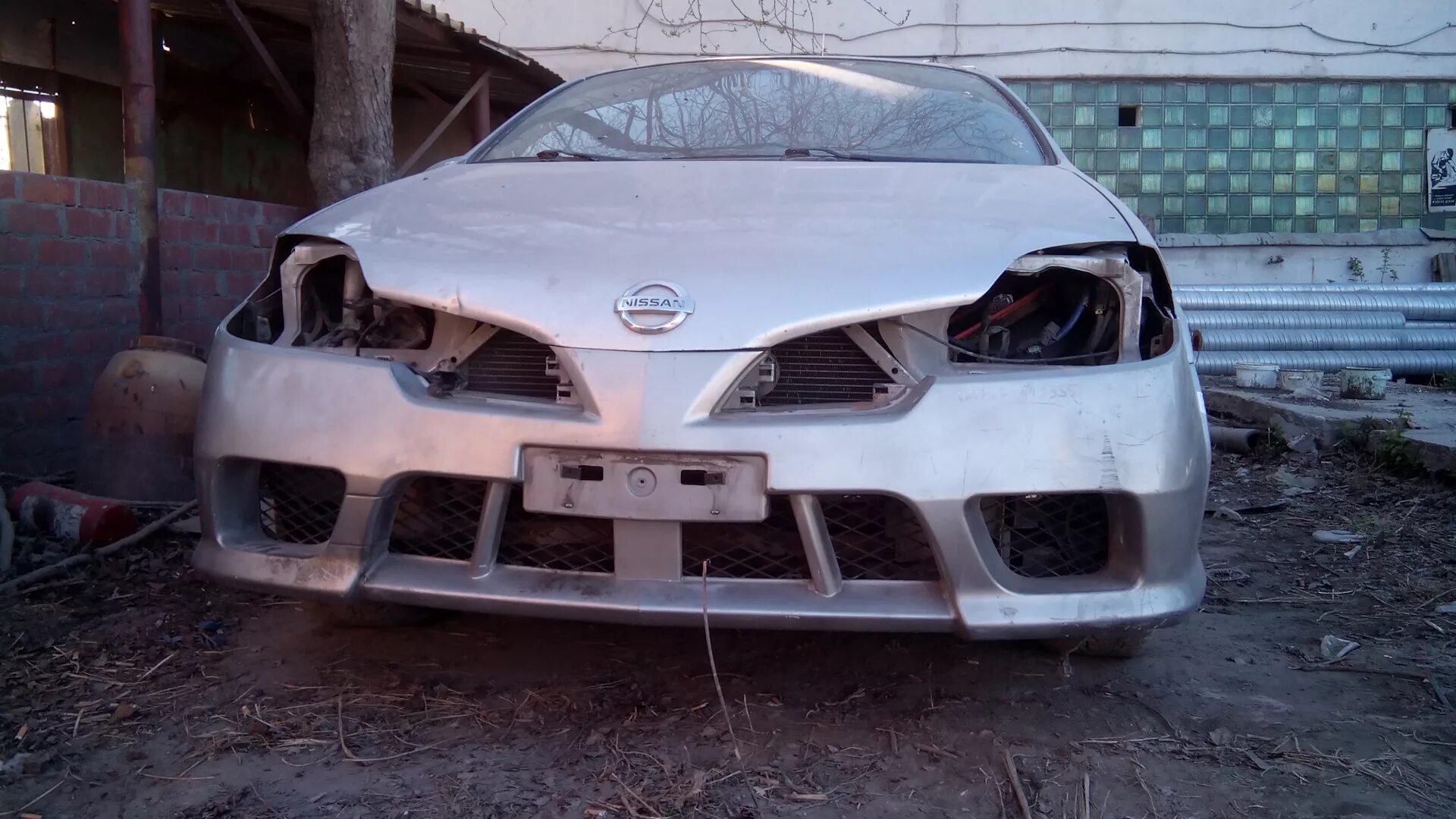 Ниссан примера тюнинг бампера Бампер "NISMO" на Nissan Primera Wagon p12 - Nissan Primera Wagon (P12), 2,2 л, 