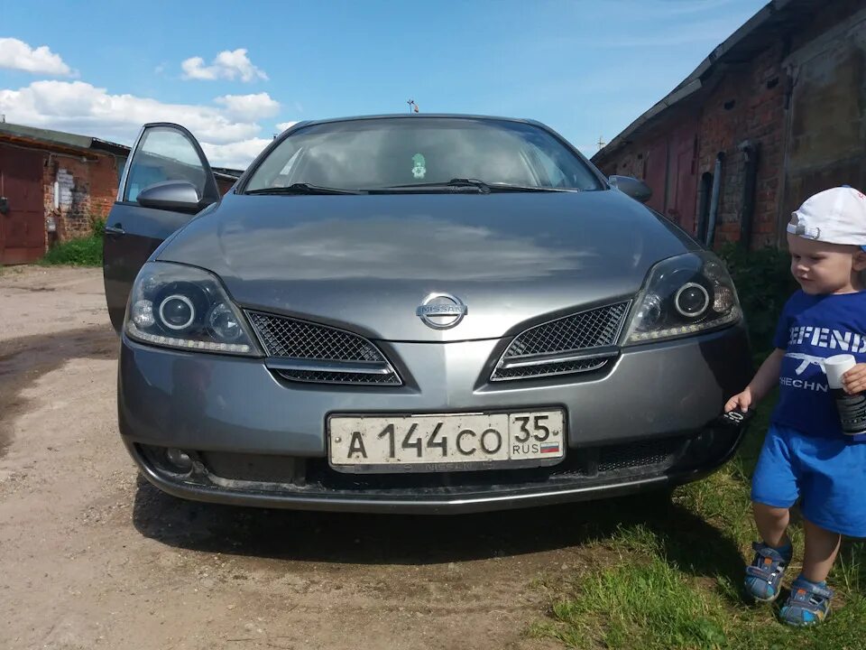 Ниссан примера тюнинг фар Тюнинг оптики - Nissan Primera (P12), 1,6 л, 2006 года тюнинг DRIVE2
