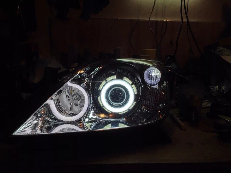 Ниссан примера тюнинг фар Тюнинг оптики (фар) на Р12 - 72 - Электроника - Primera Club