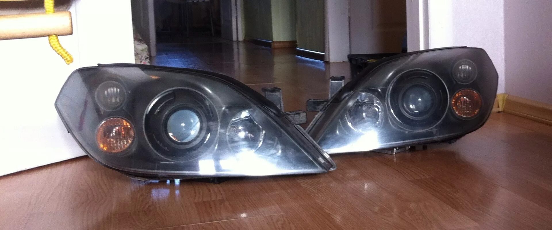 Ниссан примера тюнинг фар Фары от японского тюнинг-ателье Ken Okuyama Design - Nissan Primera (P12), 1,6 л