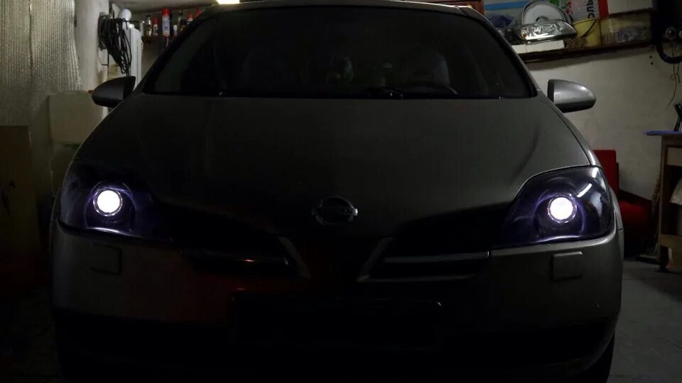 Ниссан примера тюнинг фар Nissan Primera тюнинг фар / установка линз) - DRIVE2