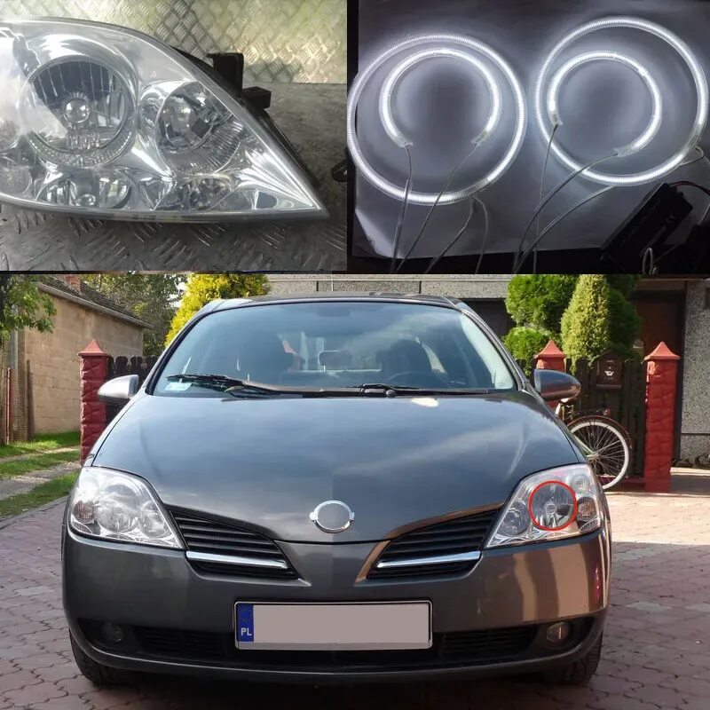 Ниссан примера тюнинг фар Фара ниссан примера
