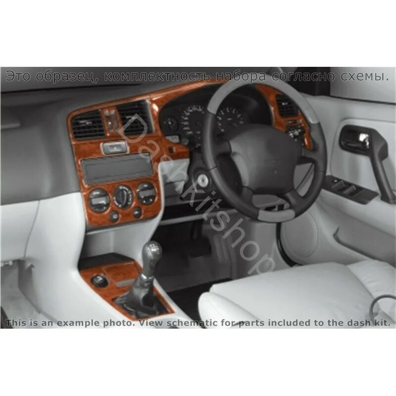 Ниссан примера тюнинг салона Накладки салона под дерево и карбон для Nissan Primera 1999-Up. R1023.